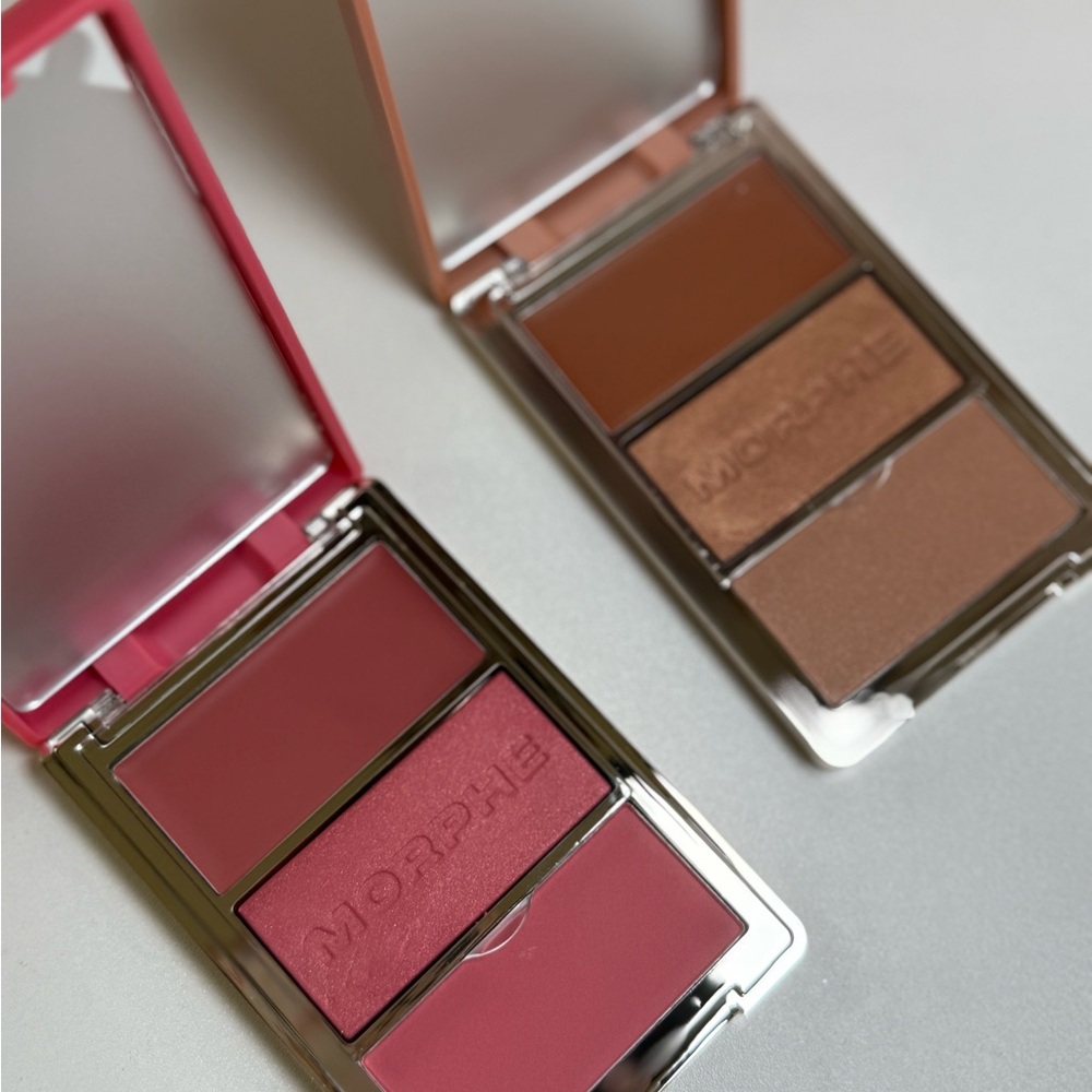 Morphe Blush and Bronzer Duo - Pink and Brown
